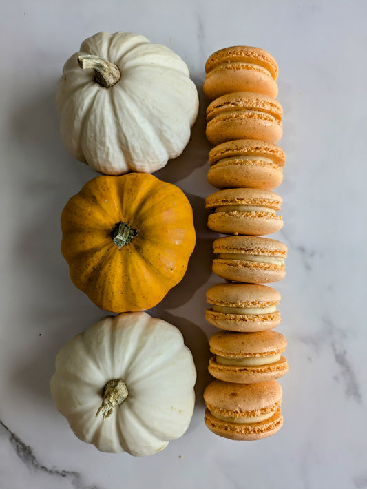 Pumpkin Spice Macarons